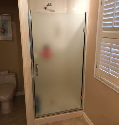 A-Series Semi-Frameless Door with Pinhead Glass