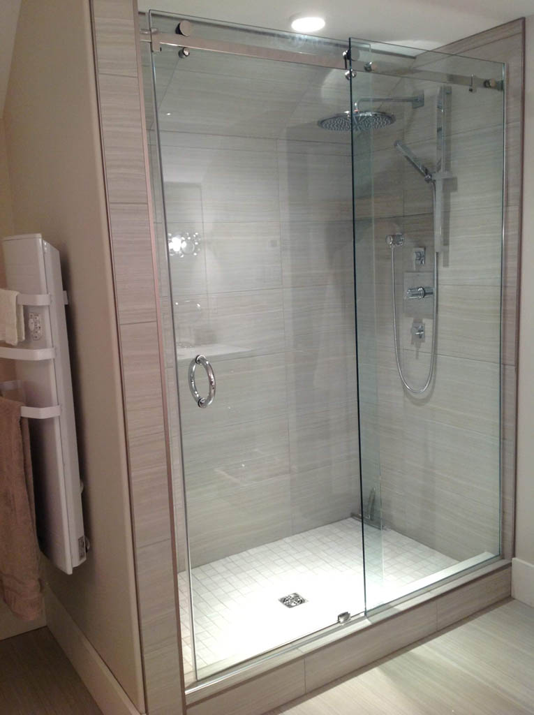 Sliding Showers | Cascade Glass | Custom Mirrors, Glass, Shower Glass
