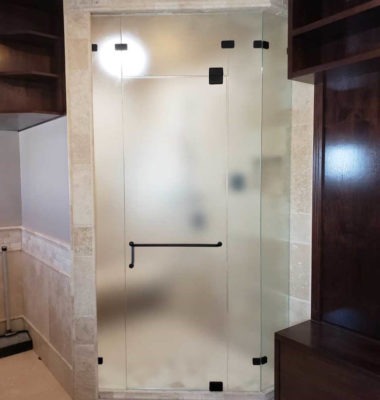 Corner Steam Shower