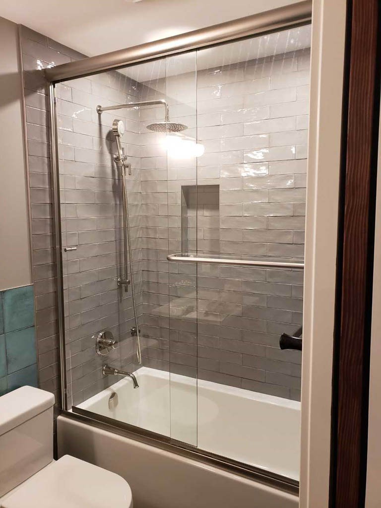 Framed Sliding Door Shower