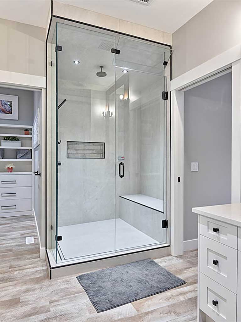 Frameless Steam Shower