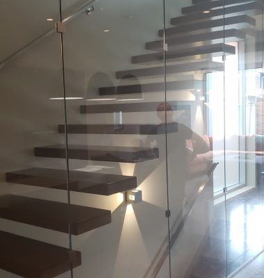 Interior Stairwell Glass